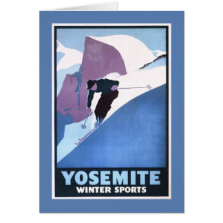 Winter Sports Skiing Promotional Poster Cards