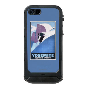 Winter Sports Skiing Promotional Poster Waterproof iPhone SE/5/5s Case
