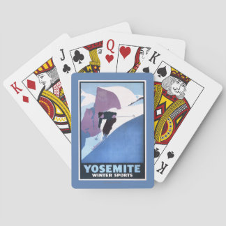 Winter Sports Skiing Promotional Poster Poker Cards