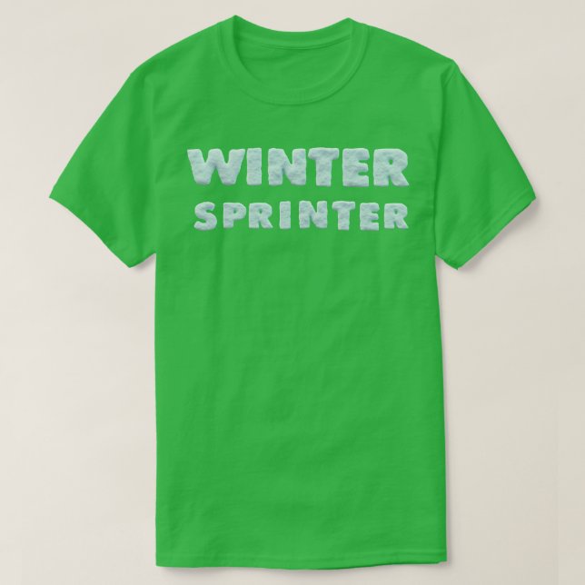 Winter Sports Winter Sprinter Ski Shirt (Design Front)