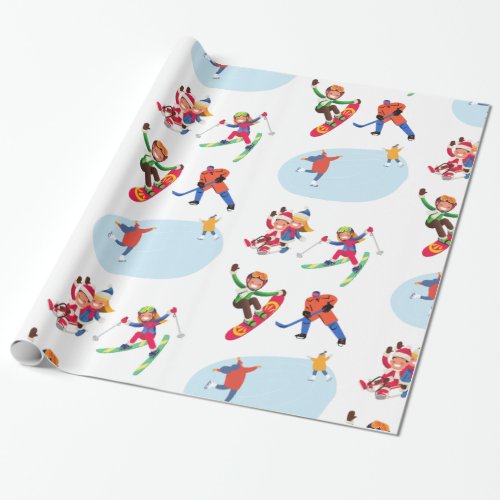 Winter Sports  Wrapping Paper