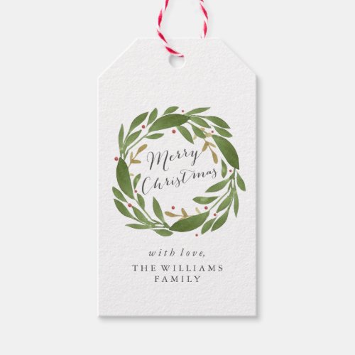 Winter Sprigs Christmas Gift Tags