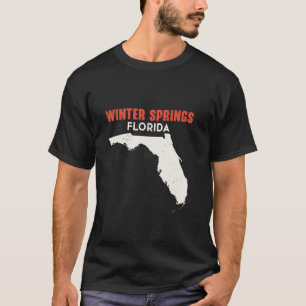 Winter Springs Florida USA State America Travel Fl T-Shirt