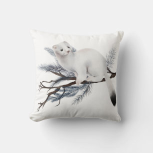 Winter Squirrel  Throw Pillow