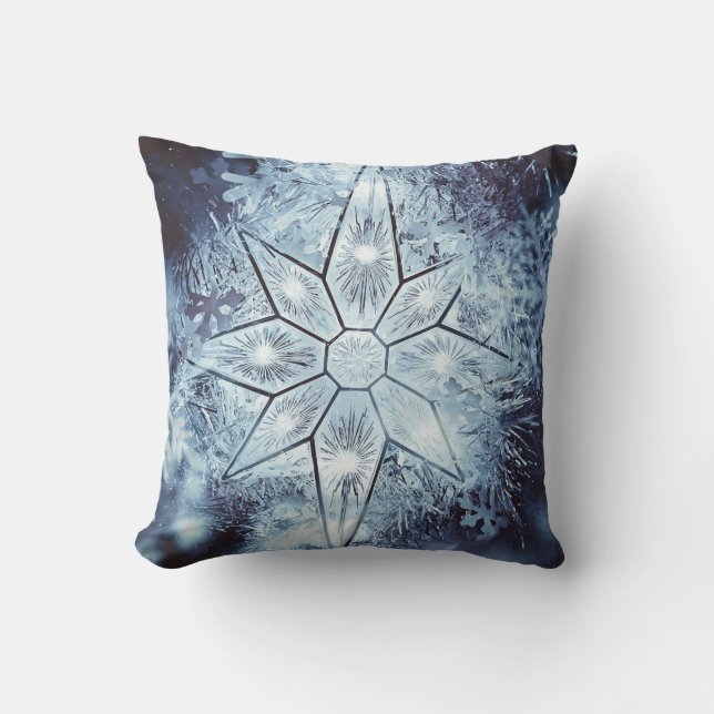 Winter star pillow (Front)