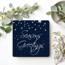 Winter Stars Seasons Greeting