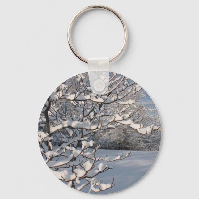 Winter Storm Keychain (Front)
