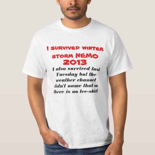 Winter storm Nemo T-Shirt
