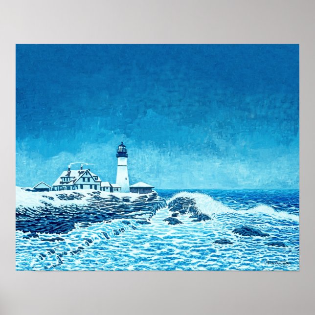 Winter Storm Watch Art Print (Front)