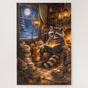 Winter Storytime at Pinecone Hollow Jigsaw Puzzle