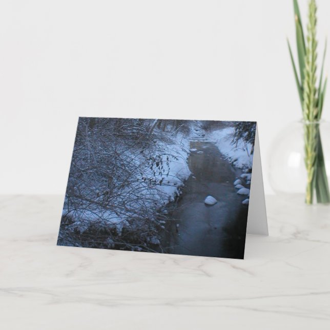 Winter Stream (card) Card (Front)