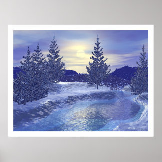 Winter Stream III Poster