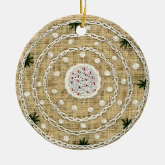 Winter / Summer Mandala Ornament