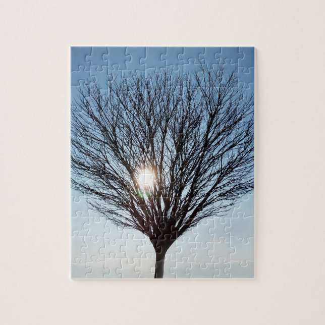 winter sun jigsaw puzzle (Vertical)