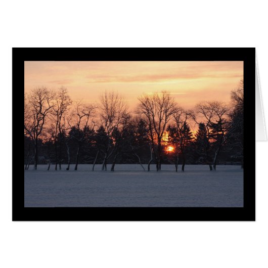 Winter Sunrise (Front Horizontal)