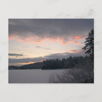 Winter Sunrise 2 Postcard by pamdicar at Zazzle