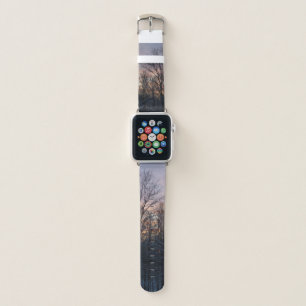 Winter Sunrise I Pastel Nature Landscape Apple Watch Band