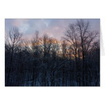 Winter Sunrise I Pastel Nature Landscape Cards
