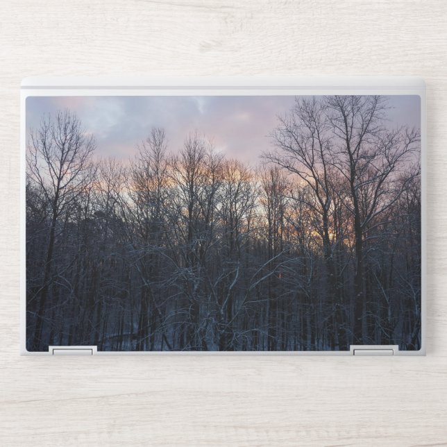 Winter Sunrise I Pastel Nature Landscape HP Laptop Skin (Front)
