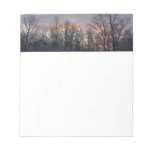 Winter Sunrise I Pastel Nature Landscape Notepad