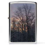 Winter Sunrise I Pastel Nature Landscape Zippo Lighter