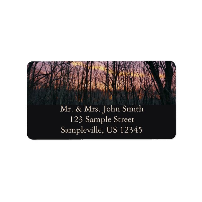 Winter Sunrise II Label (Front)