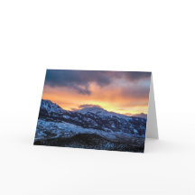 Winter Sunrise Notecard