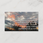 Winter Sunset Nature Landscape Photography Business Card