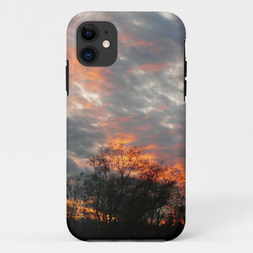 Winter Sunset Nature Landscape Photography iPhone 11 Case