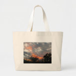 Winter Sunset Nature Landscape Photography Large Tote Bag