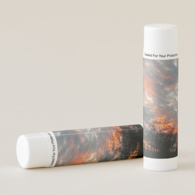 Winter Sunset Nature Landscape Photography Lip Balm (Front)