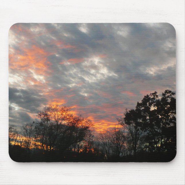 Winter Sunset Nature Landscape Photography Mouse Pad (Front)