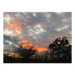 Winter Sunset Nature Landscape Photography Photo Print