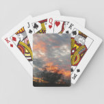 Winter Sunset Nature Landscape Photography Poker Cards