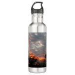 Winter Sunset Nature Landscape Photography Stainless Steel Water Bottle