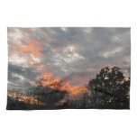 Winter Sunset Nature Landscape Photography Towel