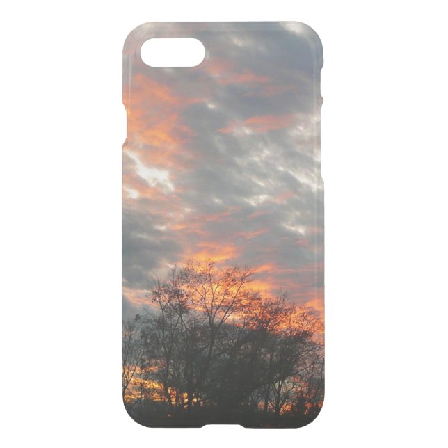 Winter Sunset Nature Landscape Photography Uncommon iPhone Case (Back)