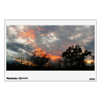 Winter Sunset Nature Landscape Photography Wall Decal
