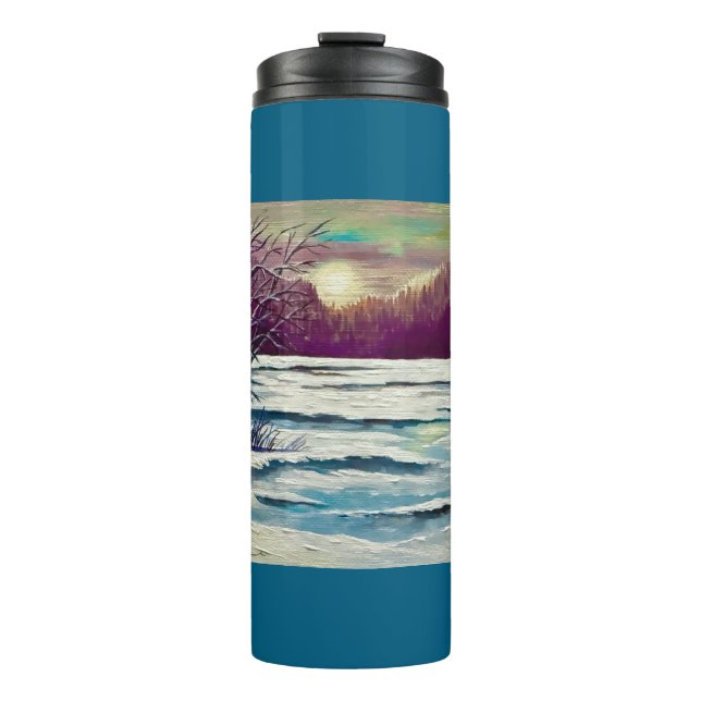 Winter Sunset  Thermal Tumbler (Front)