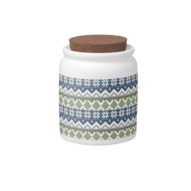 Winter Sweater Candy Jar (Front)