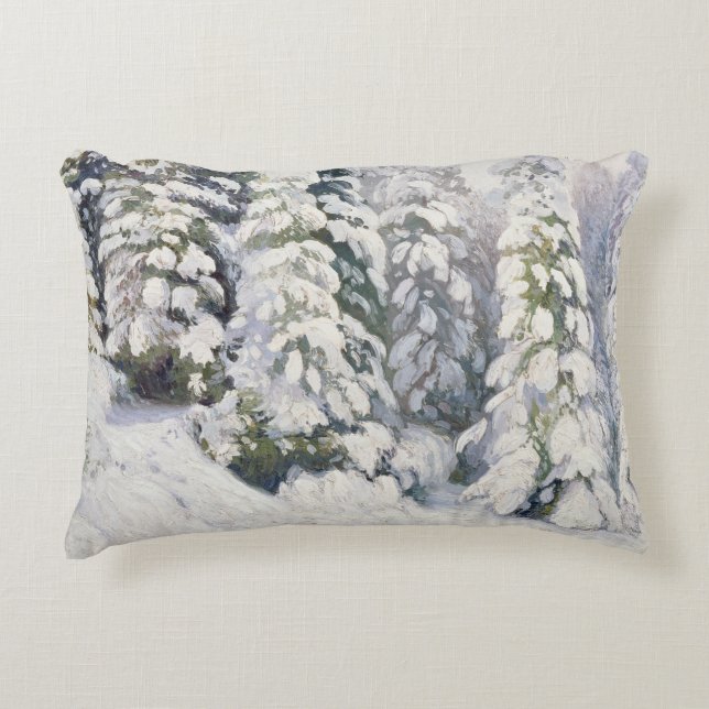 Winter Tale, 1913 Decorative Pillow (Front)