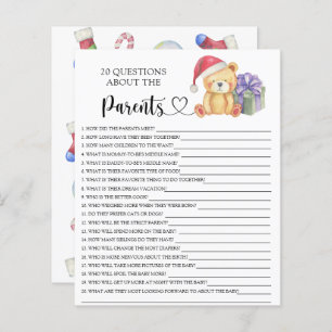 Winter teddy bear - games about the parents