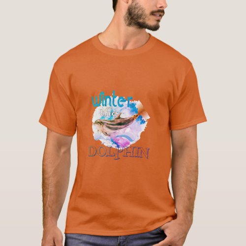 winter the dolphin  T_Shirt