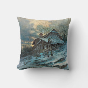 Winter Theme by Angyal Vojtech Throw Pillow