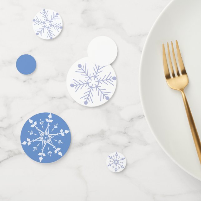 Winter Themed Birthday Snowflake Confetti (Group)