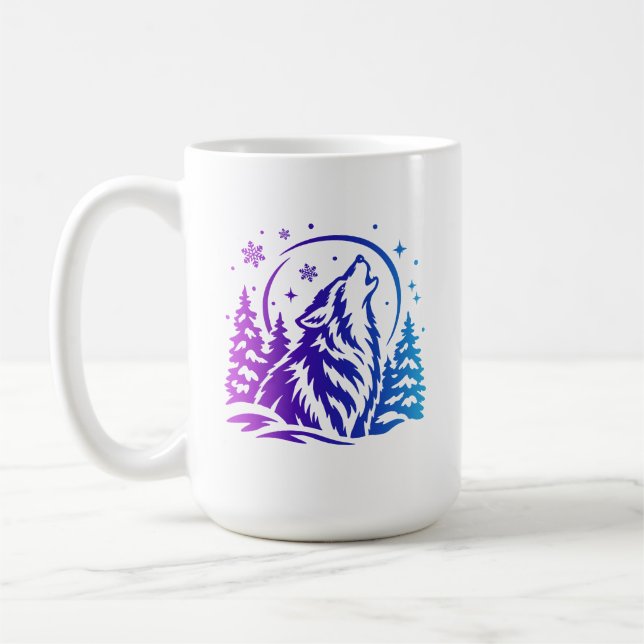 Winter-themed  coffee mug (Left)