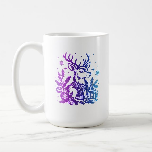 Winter-themed  coffee mug (Left)
