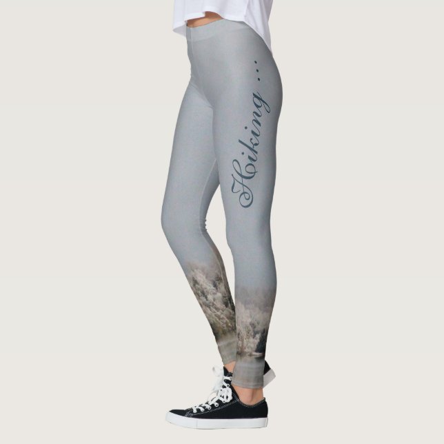 Winter Themed Hiking Leggings (Left)