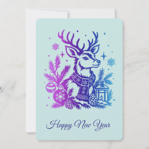 Winter-themed invitation