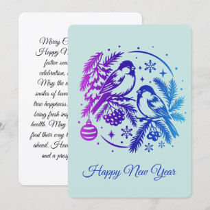 Winter-themed invitation